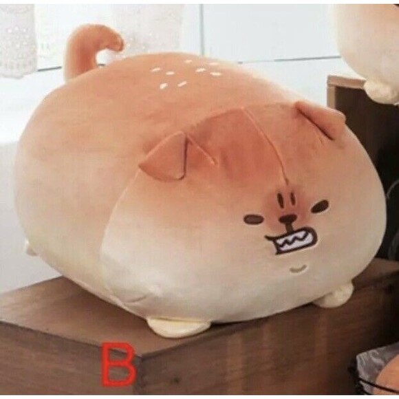 furyu Other - Ver.B BIG Furyu Angry Yeast Ken Red Bean Bread Dog Plush Mascot Tosa'an Toreba